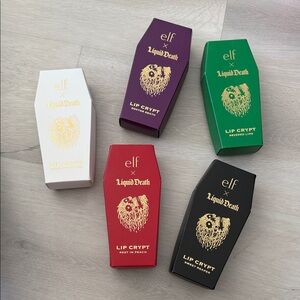 E.l.f x Liquid Death Lip Crypt Lip Balm Bundle